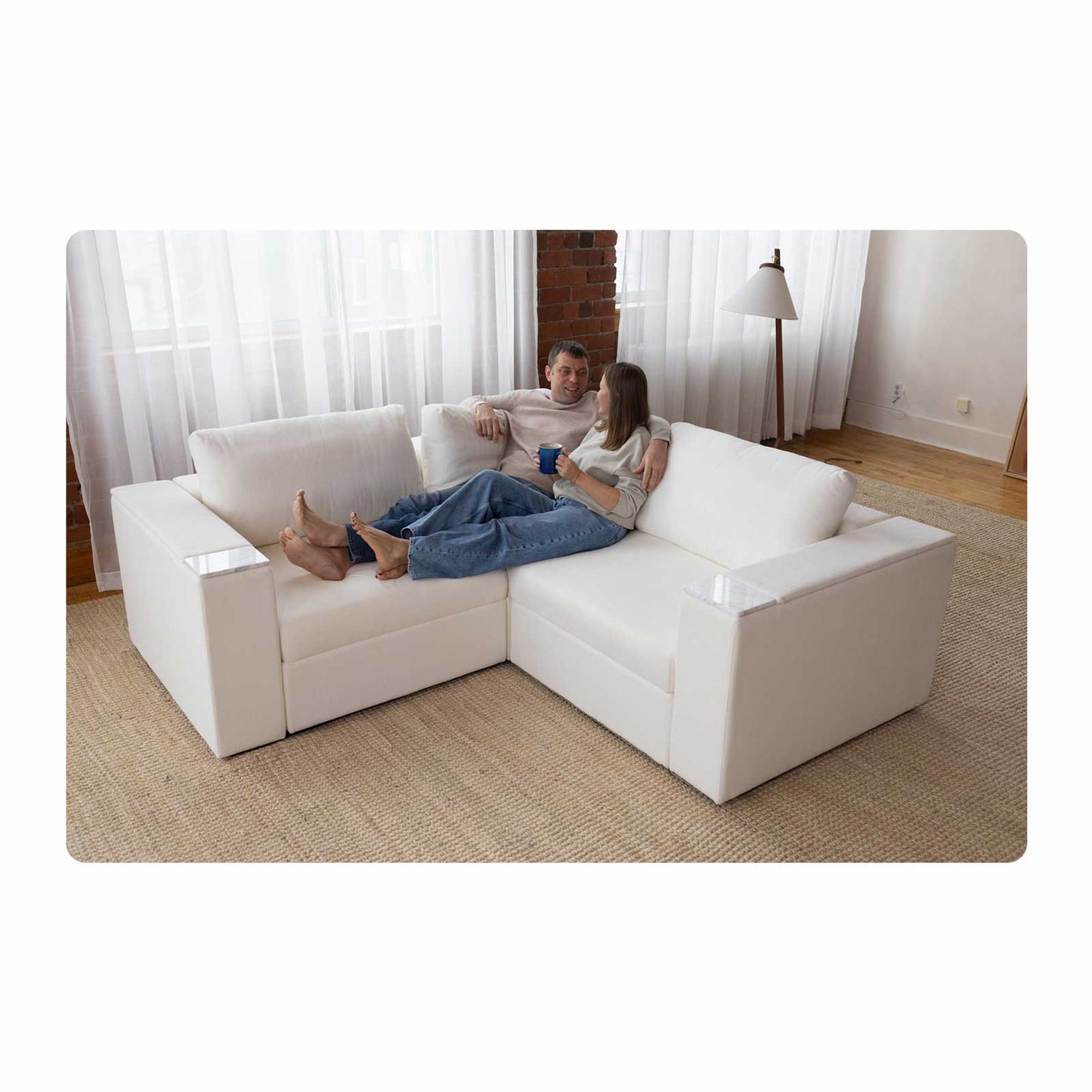 Two Seater - With Corner Seat