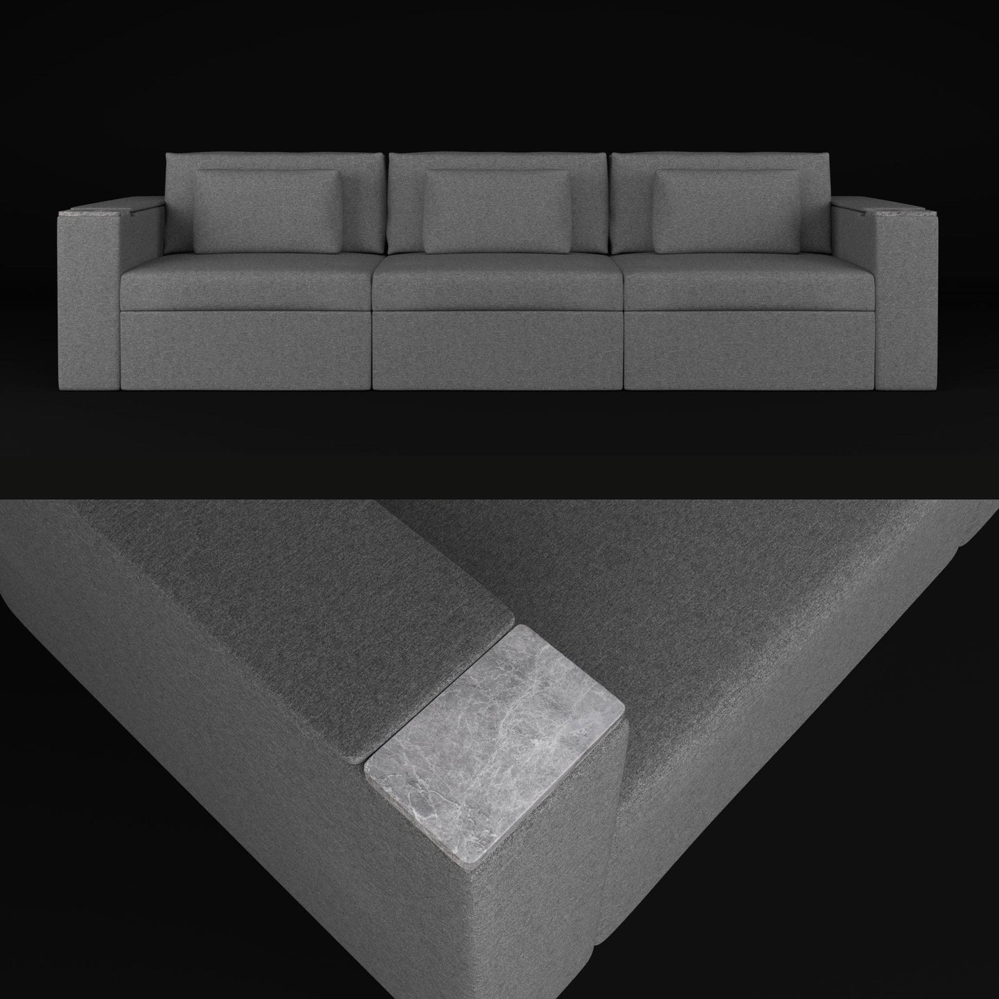 Three-Seater Essential
