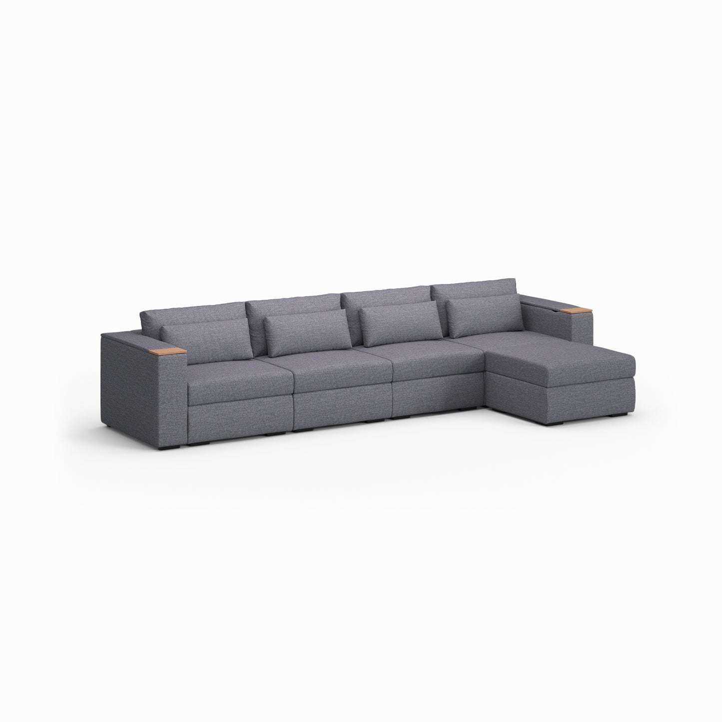Four Seater - With ottoman
