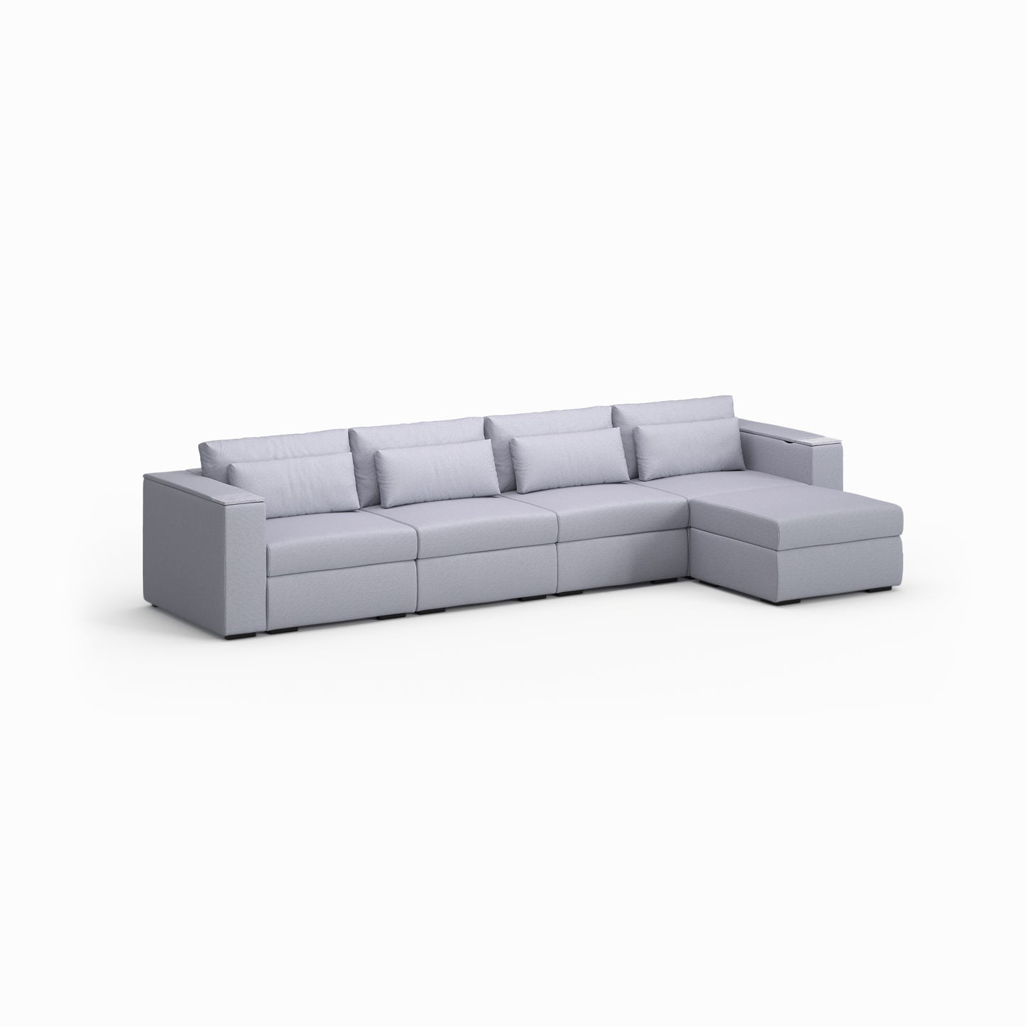 Four Seater - With ottoman