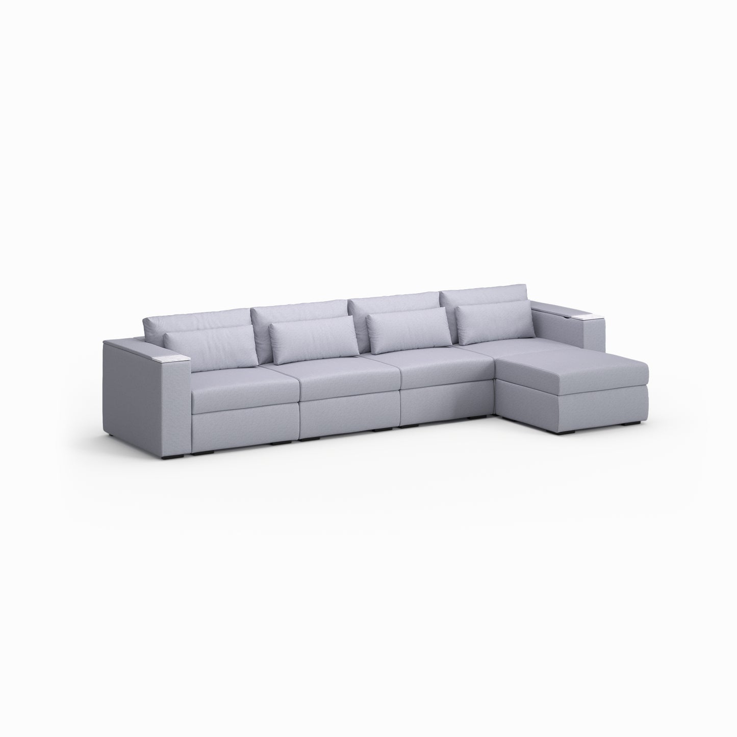 Four Seater - With ottoman