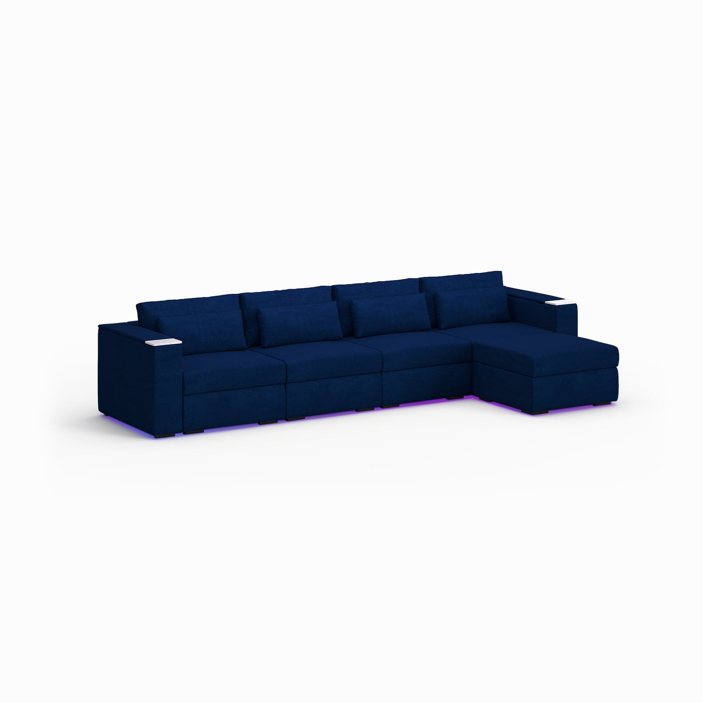Four Seater - With ottoman