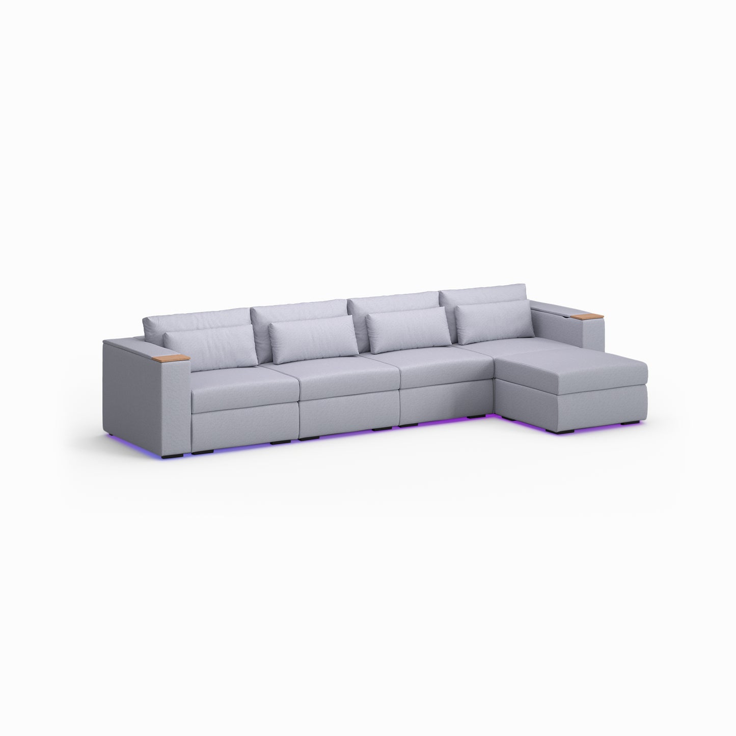 Four Seater - With ottoman