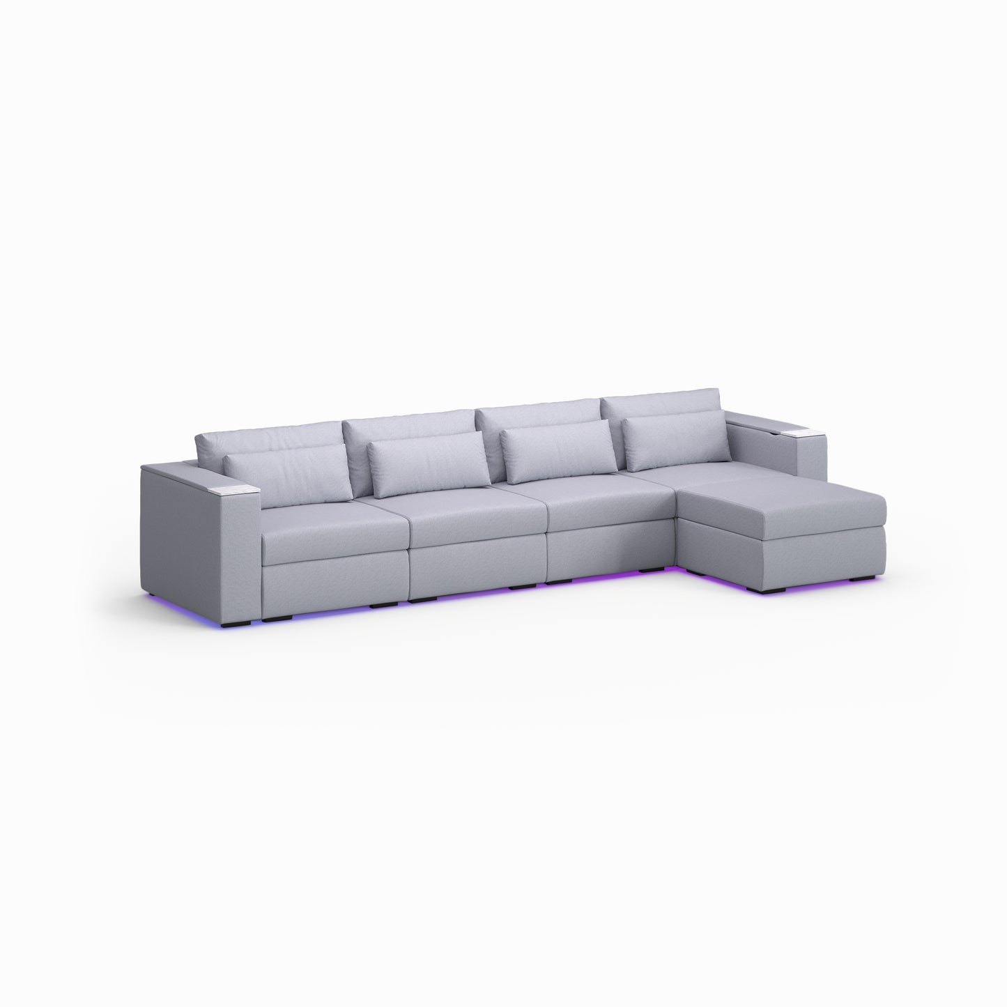 Four Seater - With ottoman
