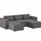 Three Seater - With 2 ottomans 4.0