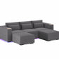 Three Seater - With 2 ottomans 4.0