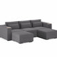 Three Seater - With 2 ottomans 4.0