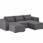 Three Seater - With 2 ottomans 4.0