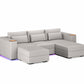 Three Seater - With 2 ottomans 4.0