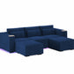 Three Seater - With 2 ottomans 4.0