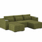 Three Seater - With 2 ottomans 4.0