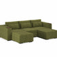 Three Seater - With 2 ottomans 4.0
