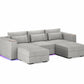 Three Seater - With 2 ottomans 4.0