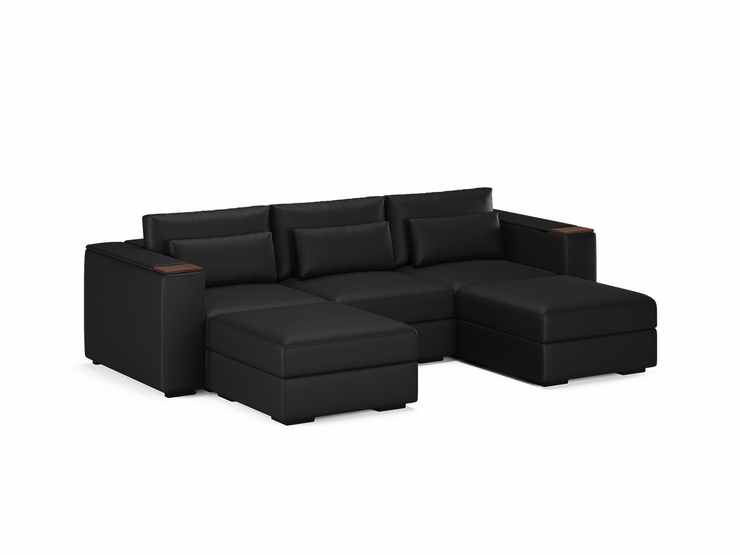 Three Seater - With 2 ottomans 4.0
