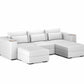 Three Seater - With 2 ottomans 4.0