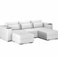 Three Seater - With 2 ottomans 4.0