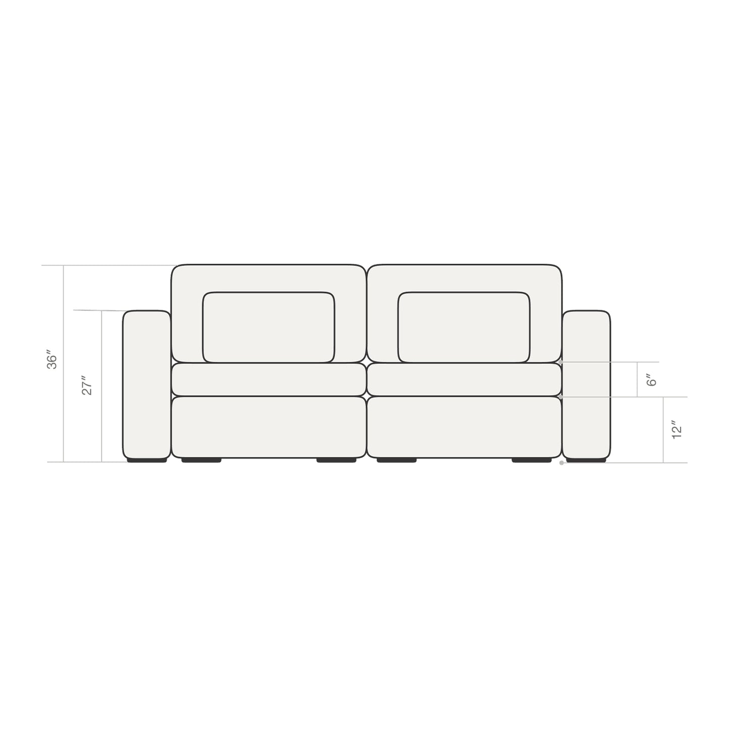 Two Seater Sofa