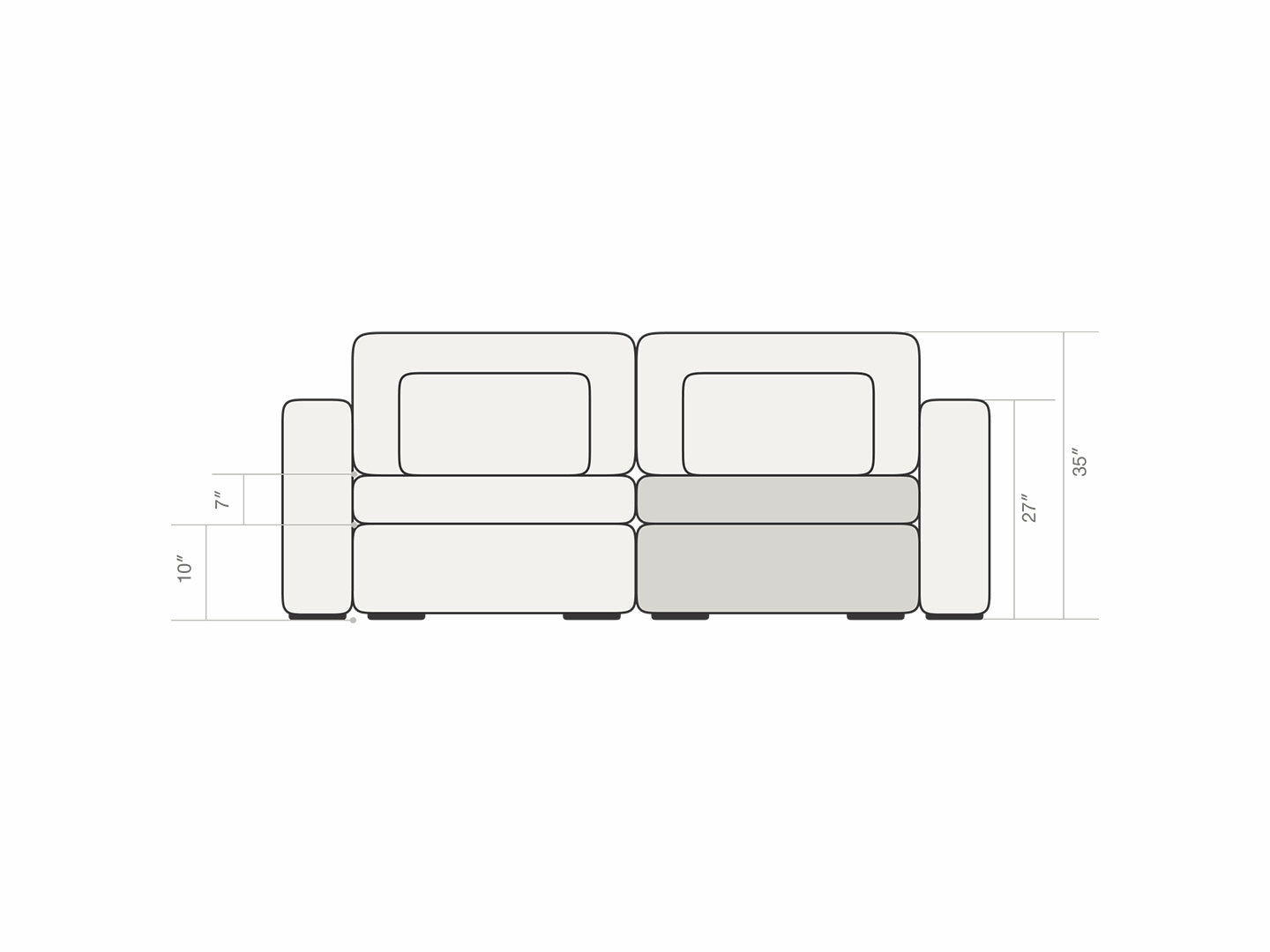 Two Seater - With Ottoman 4.0