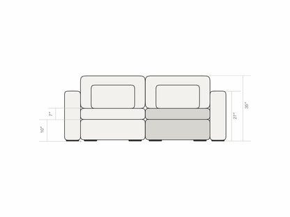 Two Seater - With Ottoman 4.0