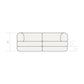 Two Seater Flow Sofa Bed