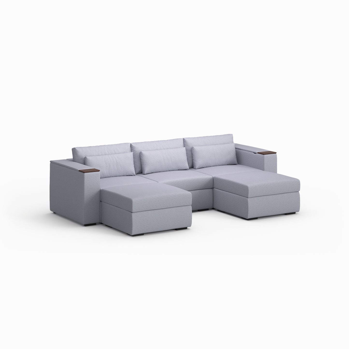 Three Seater - With 2 ottomans