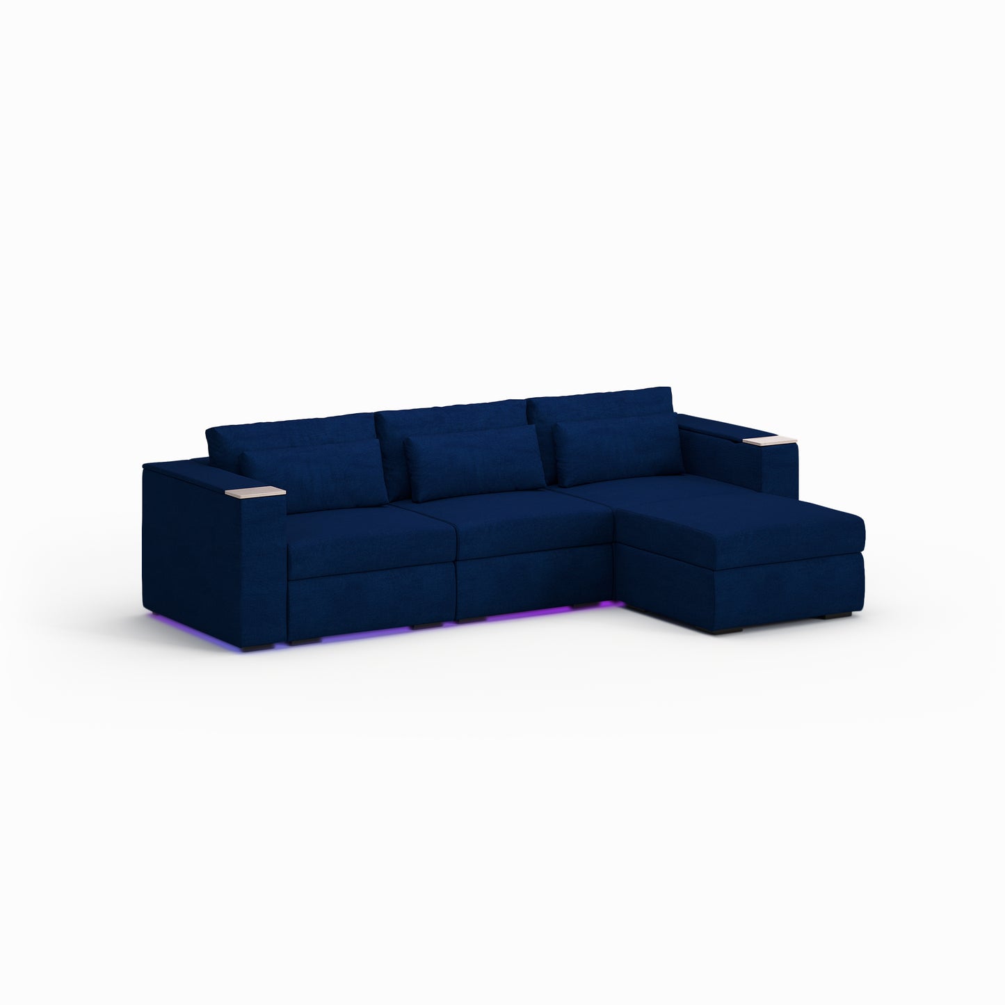 Three Seater - With ottoman