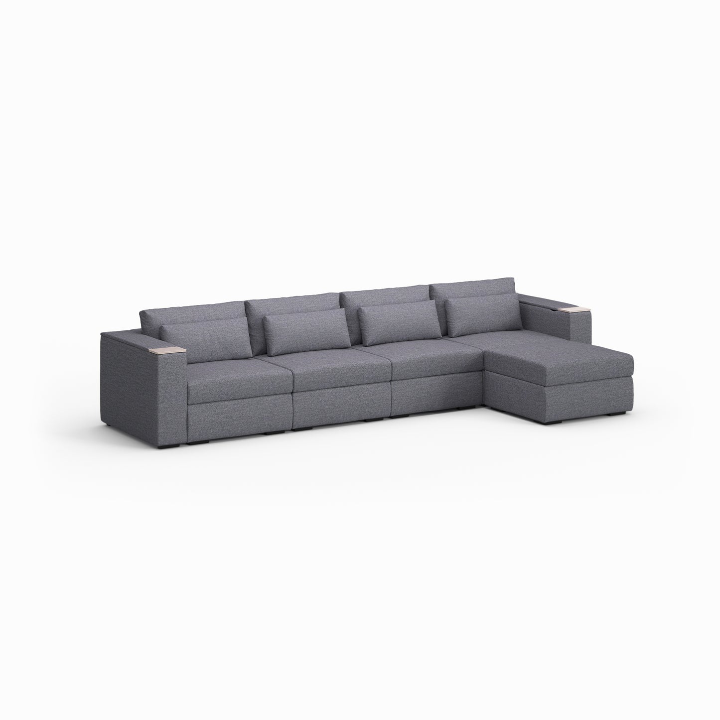 Four Seater - With ottoman