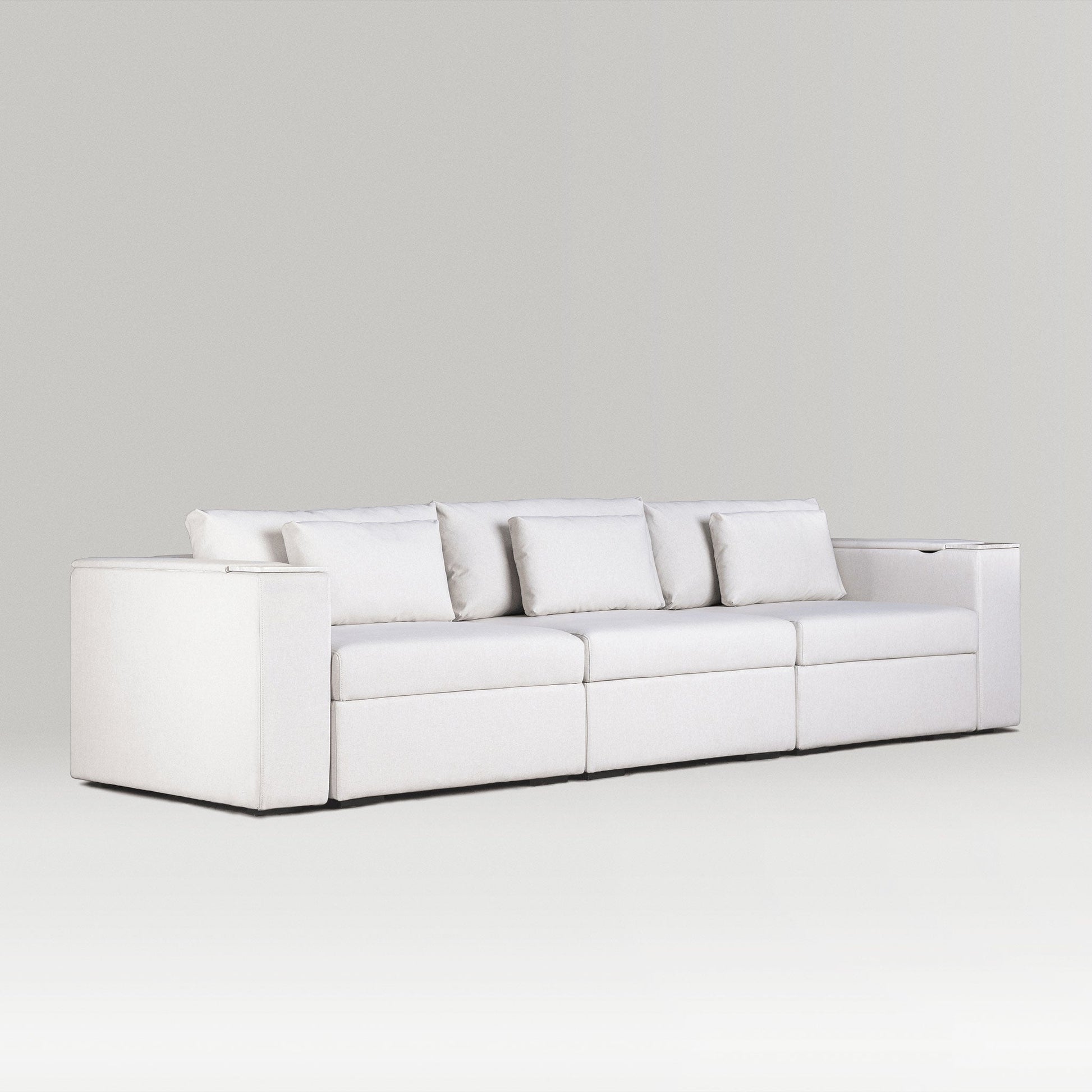 Rezy Design Sofa Store's Three-Seater Sectional Smart Sofa designed to furnish homes.