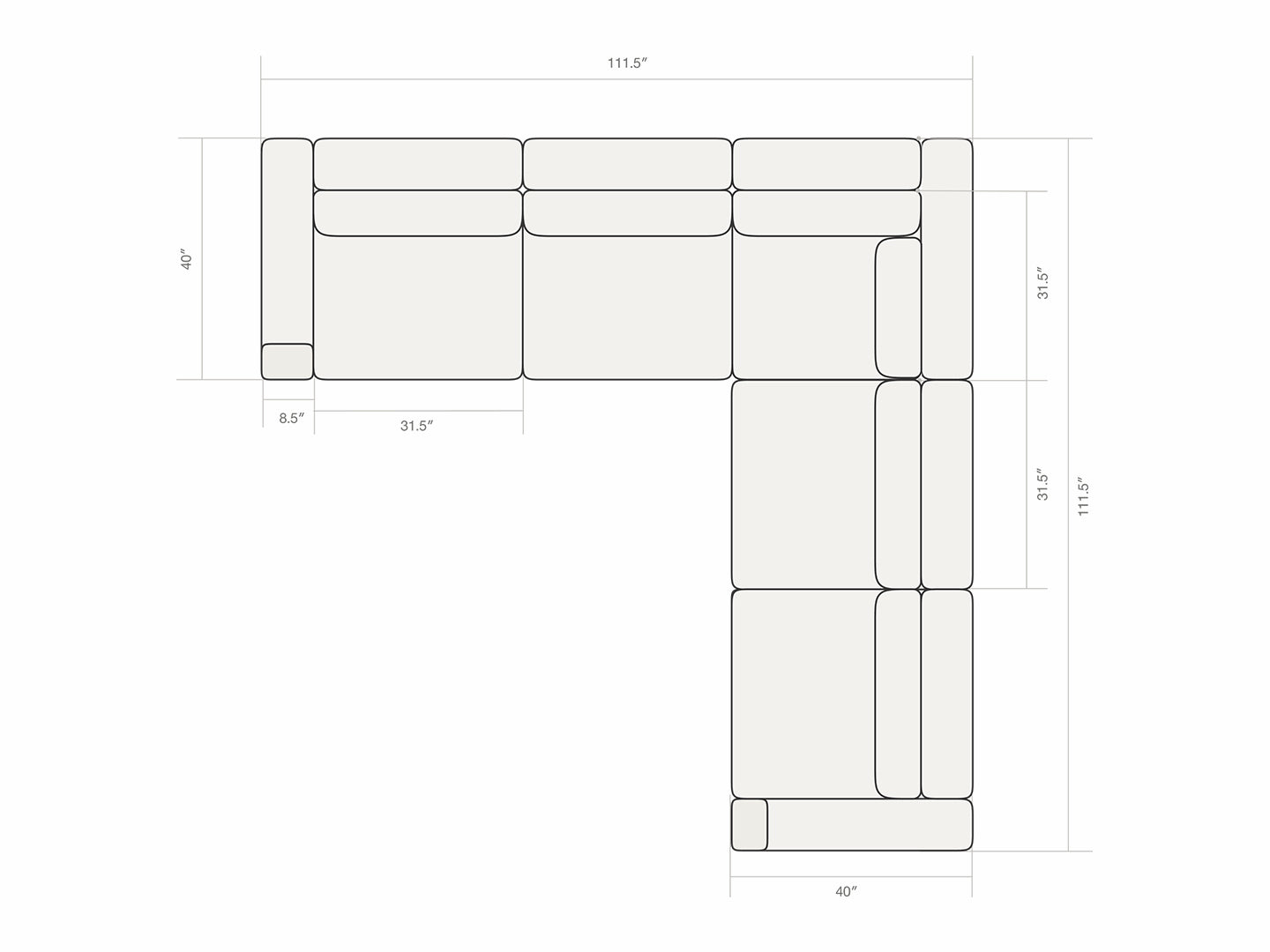Four Seater - L shape 4.0