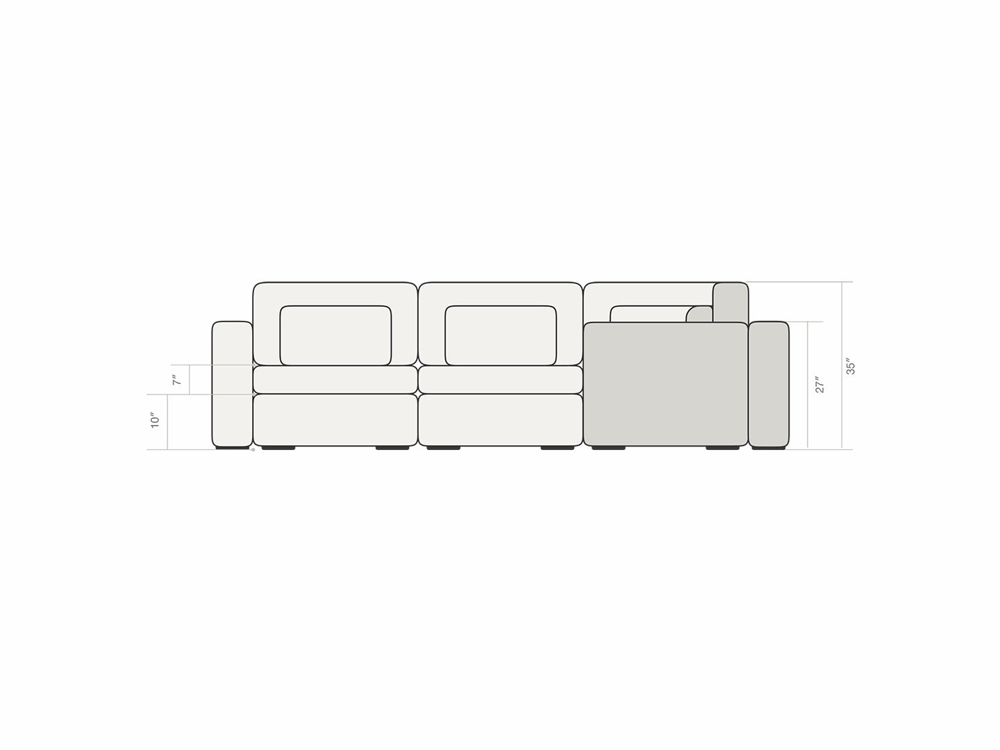 Four Seater - L shape 4.0