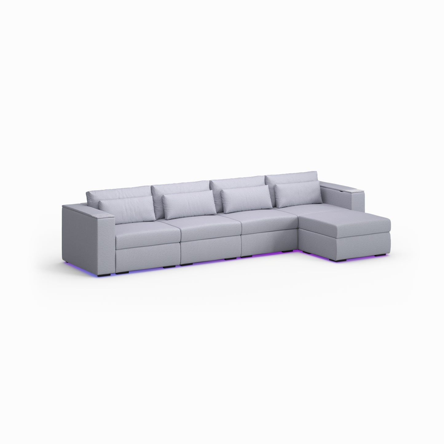 Four Seater - With ottoman