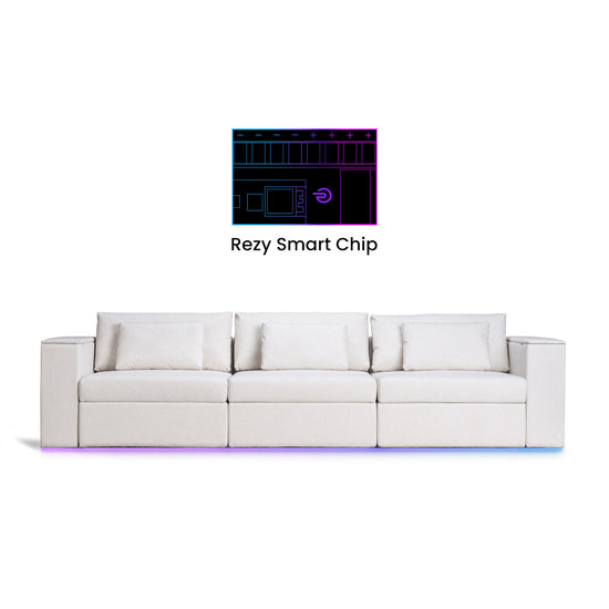 smart lighting on Rezy Sofa