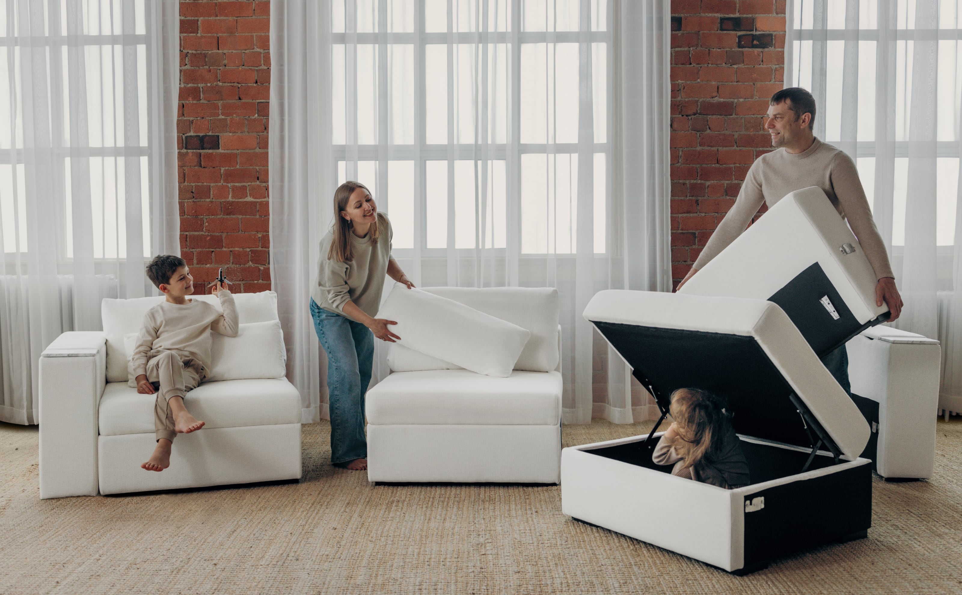 Rezy Two-Seater Smart Sofa | Compact & Versatile – Rezy Design