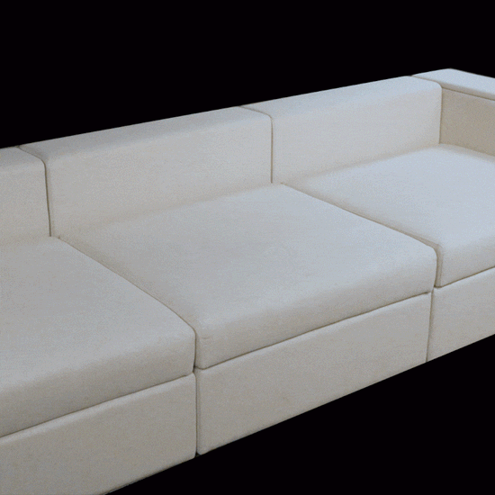 Rezy sofa seat storage for de clutter