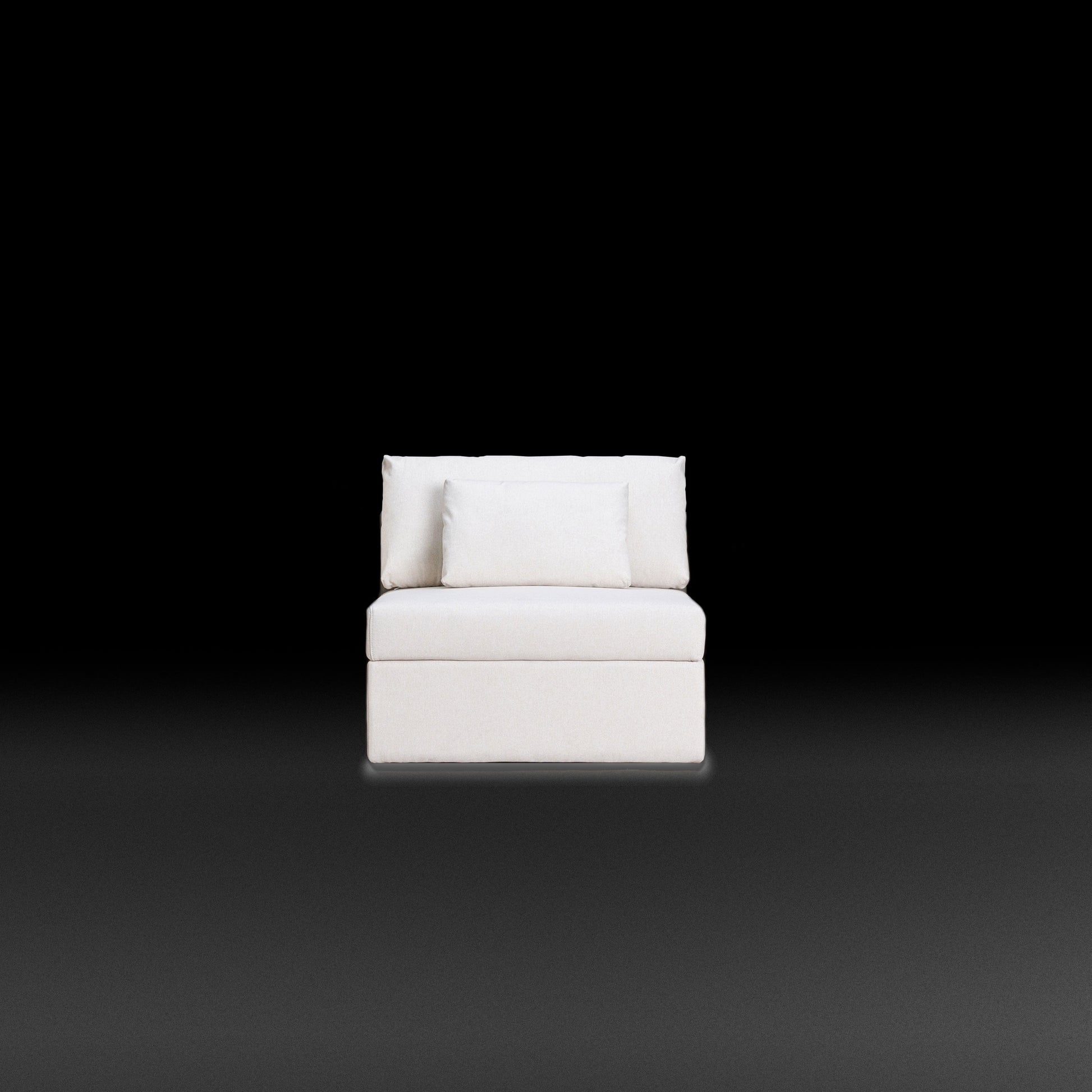 Rezy Sofa Cream Fabric Modular Seat Add-On
