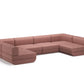 Coral Rezy Flow four-seater sofa bed sectional, u shape configuration